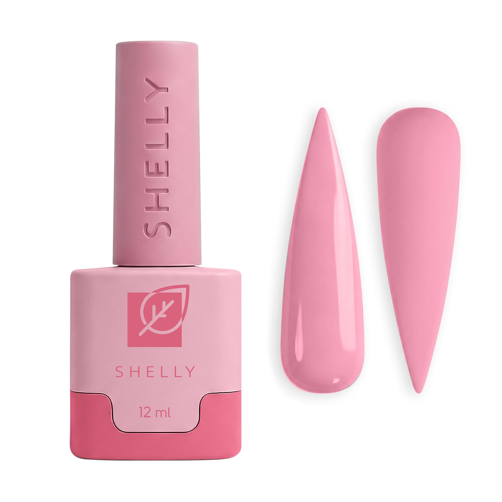 Гель-лак для нігтів Shelly 17 Pink Powder, 12 мл